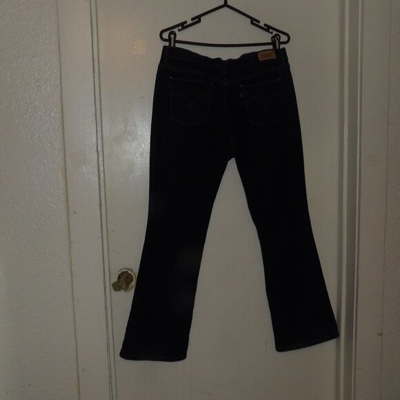 EUC Levi's 515 Midrise Dark Blue Wash Jeans Sz 12 - Picture 1 of 8